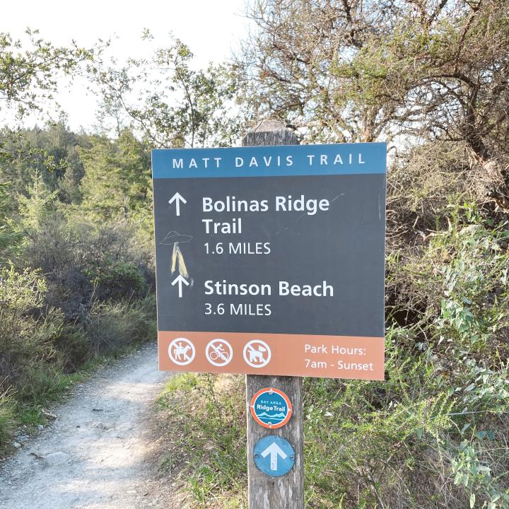 Matt Davis Trail sign